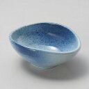吹墨たまご型4.0小鉢 約14.2cm 青系 和食器 小鉢 日本製 美濃焼 業務用 28-063-098-ka