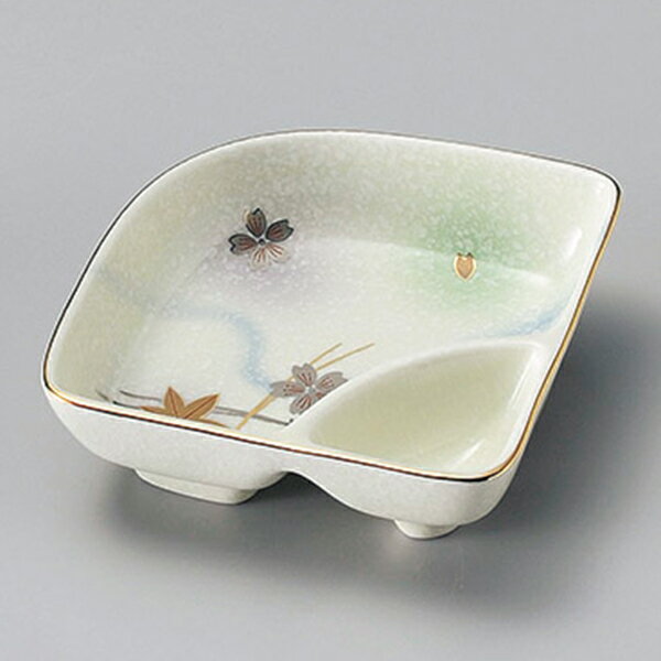 Rakuten - 小鉢 白吹竜田川 扇型 仕切鉢 約14.8cm 白系 和食器 松花堂 日本製 美濃焼 業務用 刺身鉢 松花堂弁当 懐石弁当 和 和食 和物 29-098-259-ka