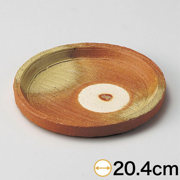 Rakuten - 中皿 伊賀炎色切立 6.5平皿 約20.4cm 和食器 向付 日本製 美濃焼 業務用 29-038-189-ka