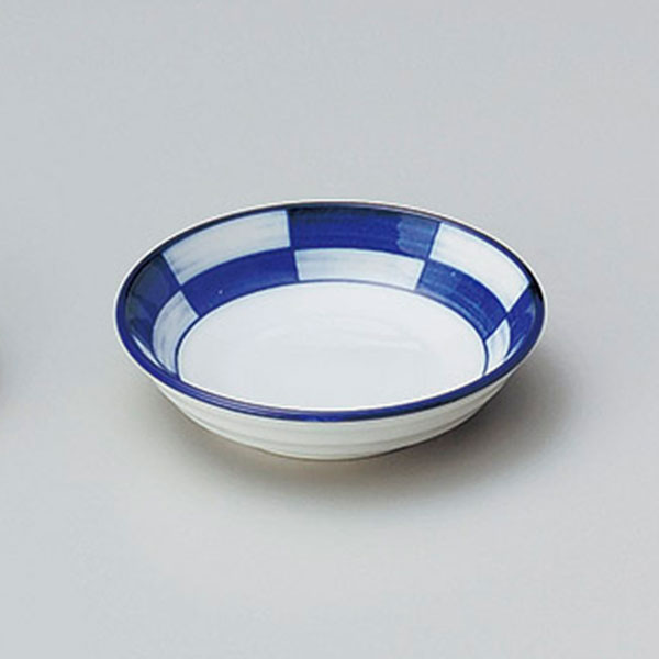 豆皿 市松2.8皿 約8.8cm 青系 和食器 小皿 日本製 美濃焼 業務用 取り皿 豆皿 プチ皿 プレート デザート皿 しょうゆ皿 スパイス皿 和皿 和食屋 レストラン 取り皿 プレート 28-235-288-te