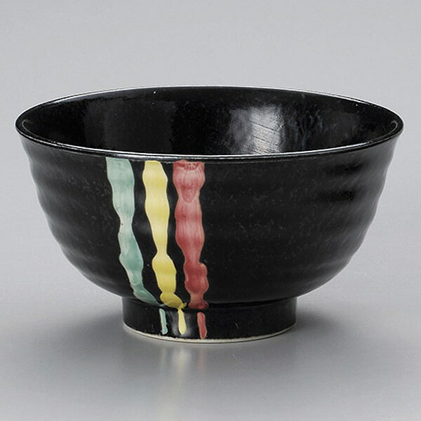 Rakuten - 三色十草大名丼 約18.7cm 黒系 和食器 多用丼 日本製 美濃焼 業務用 29-311-229-mi