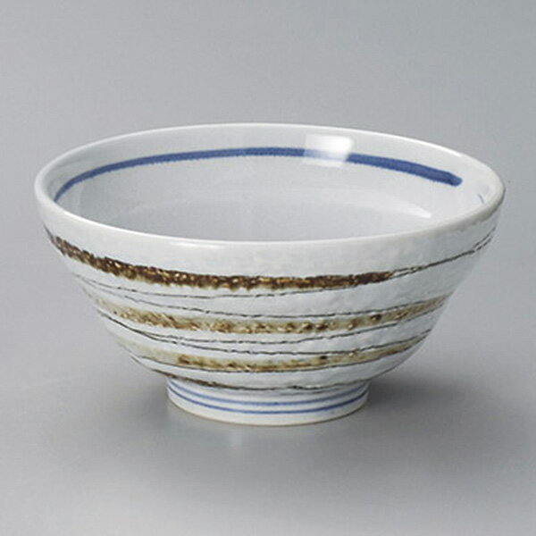 Bowls - 錆流水5.5丼 約17cm 青系 和食器 多用丼 日本製 美濃焼 業務用 29-319-329-yu
