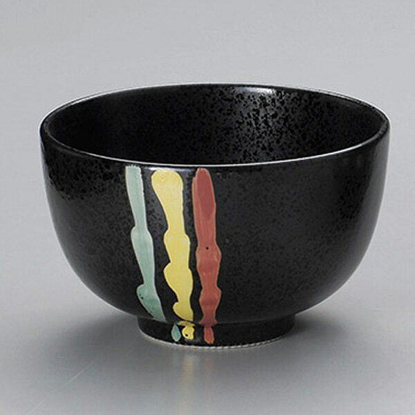乐天商城 - 三色十草夏目40丼 約12.7cm 黒系 和食器 多用丼 日本製 美濃焼 業務用 29-321-309-mi
