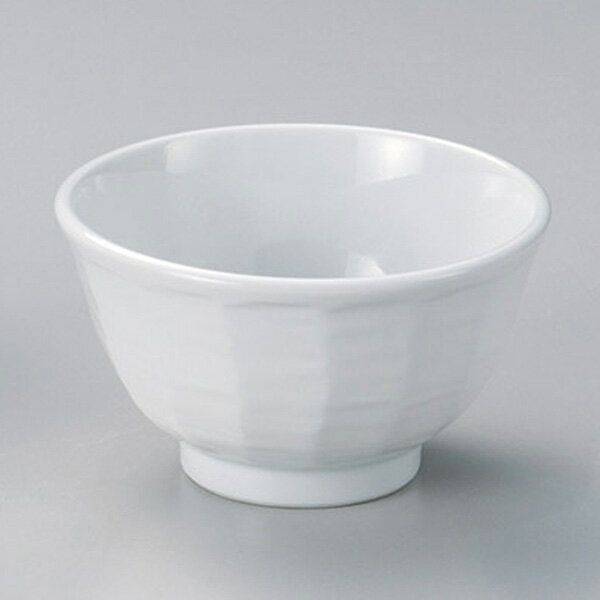 Bowls - 白4.0けずり丼 約12.8cm 白系 和食器 多用丼 白い器 日本製 美濃焼 業務用 29-331-139-ya