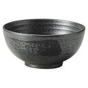 黒御影 外黒刷毛砂目 5.8丸丼 約17.3cm 黒系 和食器 多用丼 日本製 美濃焼 業務用 丼ぶり 丼 どんぶり 小さめ うどん 蕎麦 ミニ丼 モダン おしゃれ 和風 小丼 飯丼 28-338-028-wa51