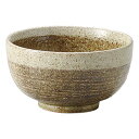 フチ粉引 4.1ロクロ目丼 約12.6cm 茶系 和食器 多用丼 日本製 美濃焼 業務用 丼ぶり 丼 どんぶり 小さめ うどん 蕎麦 ミニ丼 モダン おしゃれ ...