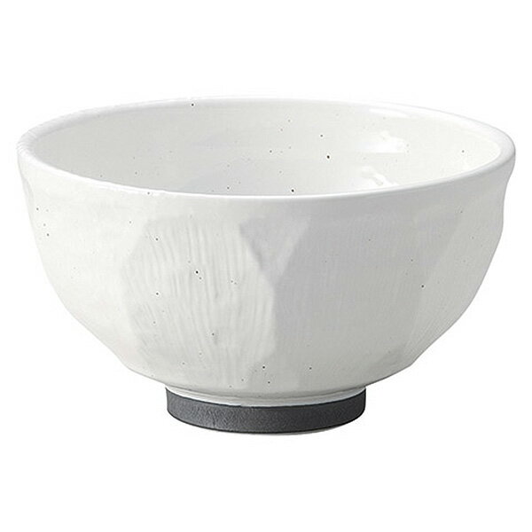 乐天商城 - 白玉粉引 ハマ錆巻5.5面取丼 約17cm 白系 和食器 多用丼 業務用 29-324-119-wa51