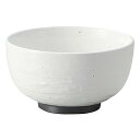 白玉粉引 ハマ錆巻4.1ロクロ目丼 約12.6cm 白系 和食器 多用丼 日本製 美濃焼 業務用 丼ぶり 丼 どんぶり 小さめ うどん 蕎麦 ミニ丼 モダン お...