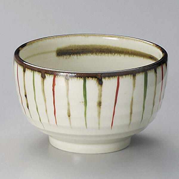 Other - 錆三色十草4.1ロクロ目丼 約12.6cm 黒系 和食器 多用丼 日本製 美濃焼 業務用 29-321-099-o