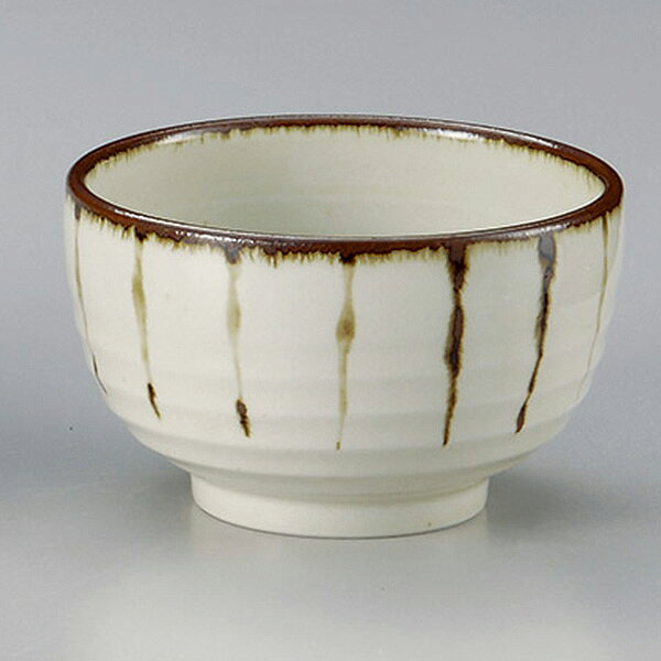 Bowls - 茶流十草4.0丼 約12.6cm 白系 和食器 多用丼 日本製 美濃焼 業務用 29-322-209-ho