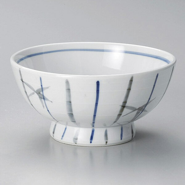 一珍渦笹6.0高台丼 約18.5cm 白系 和食器 多用丼 日本製 美濃焼 業務用 丼ぶり 丼 どんぶり 小さめ うどん 蕎麦 ミニ丼 モダン おしゃれ 和風 小丼 飯丼 28-325-118-to