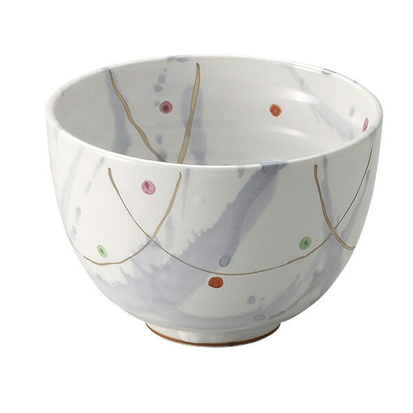 銀彩ちらし小丼 約12cm 白系 和食器 小丼 日本製 美濃焼 業務用 丼ぶり 丼 どんぶり 小さめ うどん 蕎麦 ミニ丼 モダン おしゃれ 和風 和風 28-350-148-to