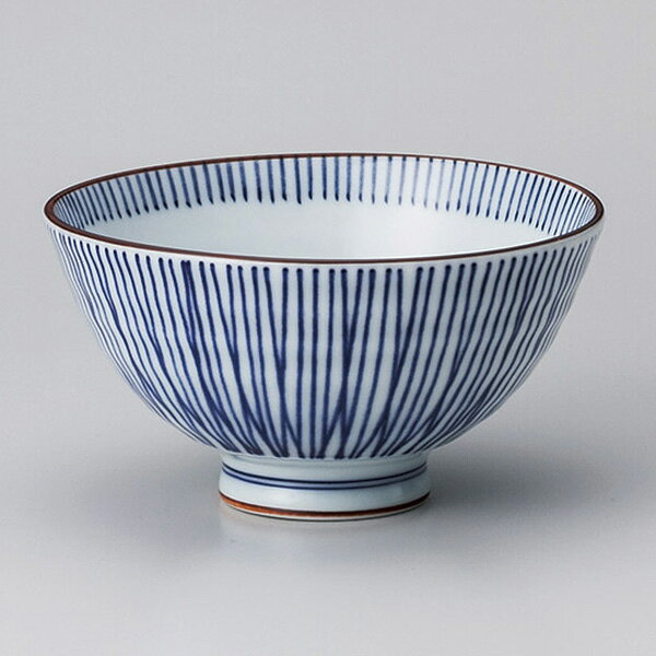 ご飯茶碗十草梅中平約11.5cm青...