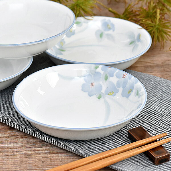 Rakuten - 美ヶ原13cm丸皿 約12.2cm 白系 和食器 丸中皿 業務用 26-430-226-sp03
