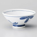 ご飯茶碗 一珍青花中平 約11.4cm 白系 和食器 飯器・飯碗 強化 日本製 美濃焼 業務用 ごはん茶碗 茶碗 飯碗 お茶碗 おちゃわん 可愛いおちゃわん カ...