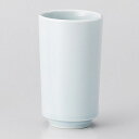 青白長湯呑 約140cc 青系 和食器 湯呑 日本製 美濃焼 業務用 湯呑み 湯のみ ゆのみ 湯飲み おしゃれ カフェ風 シンプル 28-378-188-ka