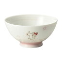 ご飯茶碗 リボン猫 ピンク 茶碗 約11cm 白系 和食器 飯器・飯碗 日本製 美濃焼 業務用 ごはん茶碗 茶碗 飯碗 お茶碗 おちゃわん 可愛いおちゃわん カラフル ボウル おしゃれ 28-370-278-ki