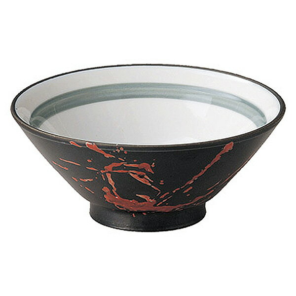 謙信 ライス丼 約15cm 黒系 中華食器・アジアン食器 ライス碗 日本製 美濃焼 業務用 ちゃわん お茶碗 ..
