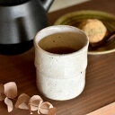 新粉引 切立湯呑 約250cc 白系 和食器 湯呑 日本製 美濃焼 業務用 湯呑み 湯のみ ゆのみ 湯飲み おしゃれ カフェ風 シンプル 灰色 グレー 白 黒点...