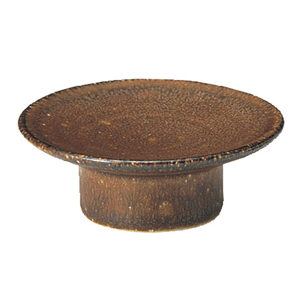 豆皿 くつろぎ アメ 8cmマカロン皿 約8cm 茶系 和食器 小皿 おしゃれ カフェ 和風 日本製 美濃焼 業務用 28-545-138-i