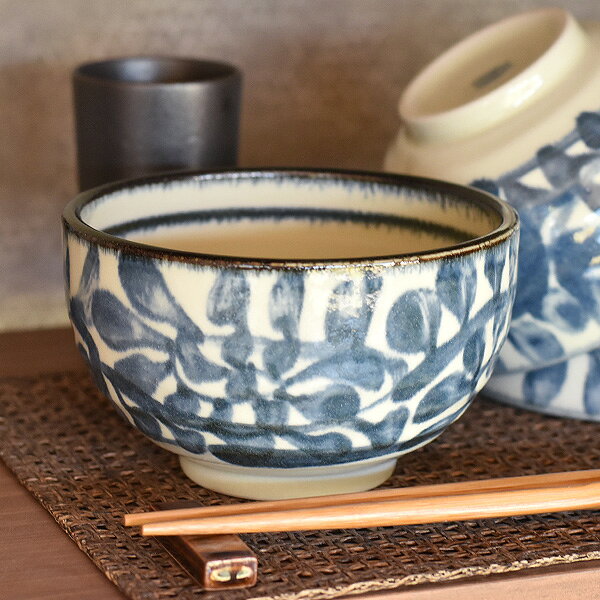 乐天商城 - 藍唐草 4.2多用丼 約13cm 青系 和食器 小丼 業務用 29-331-079-ka