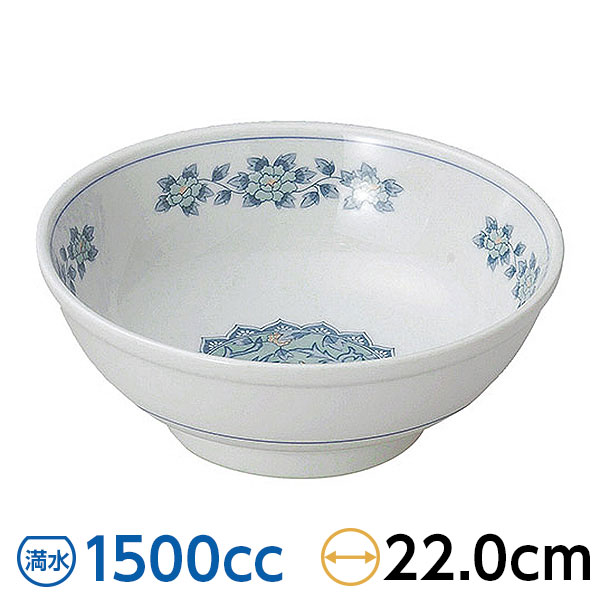 Rakuten - 東鳳 7.0玉丼 約22cm 青系 中華食器・アジアン食器 ラーメン丼 日本製 美濃焼 業務用 29-592-099-tu