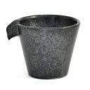 銀黒 片口冷酒 120cc 黒系 和食器 ぐい呑み・おちょこ 日本製 業務用 28-283-418-ka