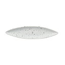 白斑点 リーフディッシュ 32cm 中 約32.3cm 白系 和食器 楕円皿 日本製 美濃焼 業務用 大皿 28-420-148-wa