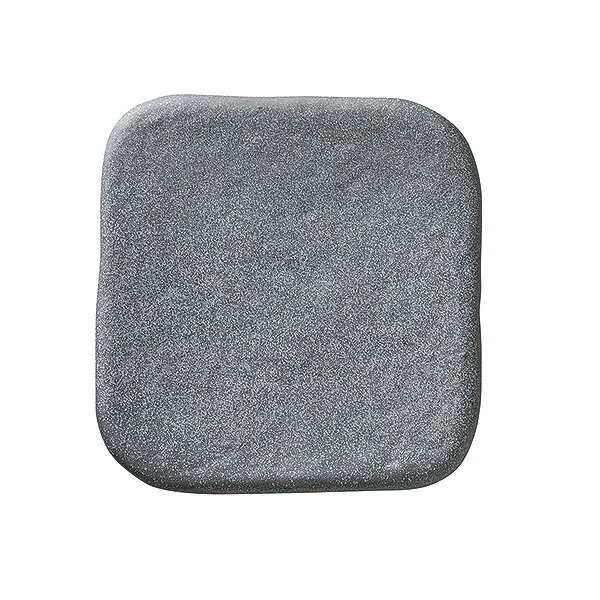 鉄ペーパー パレット25cm角盛皿 約25cm 黒系 和食器 角大皿 日本製 美濃焼 業務用 四角皿 おしゃれ 黒い皿 フラットプレート 28-421-178-wa