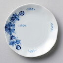 手描小花 ティー皿 皿のみ 約14.6cm 青系 和食器 珈琲碗・碗皿 日本製 美濃焼 業務用 コーヒーカップ ティーカップ 珈琲 紅茶 おしゃれ カップ&ソーサー コーヒー カフェ風 28-609-068-o