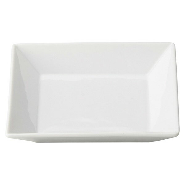 プレッツァ 14cm 角皿 約14.5cm 白系 洋食器 角型プレート 15cm以下 日本製 美濃焼 業務用 角皿 四角 取り皿 おしゃれ プレート かわいい お皿 ケーキ皿 小皿 カフェ風 cafe風 角皿 白い皿 28-589-328-ya(3)