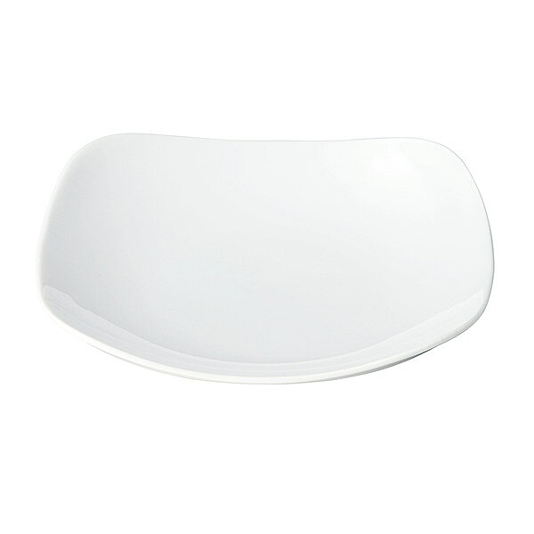 Square Plates - スクウエアー 20cm深皿 約19.5cm 白系 洋食器 角型プレート 15cm〜25cm 日本製 美濃焼 業務用 角皿 プレート 皿 おしゃれ かわいい 29-513-219-ne