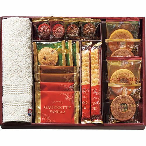 スイーツアソート＋S 今治タオル組合せギフト[代引不可]