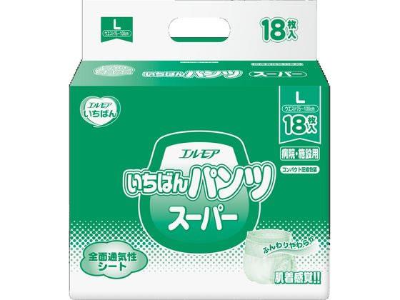 カミ商事 エルモア いちばんパンツ スーパー L 18枚