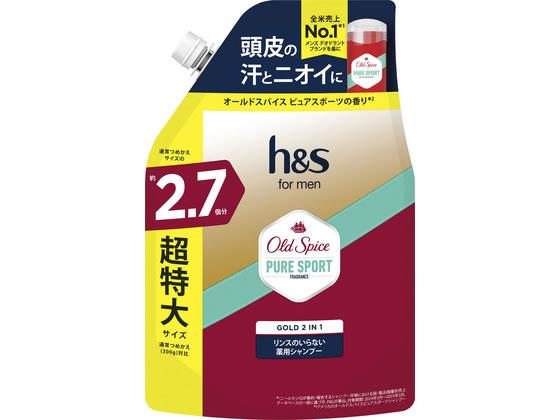 P＆G h&sMEN ゴールド 2IN1 リンスのいらない薬用シャンプー 替 800g