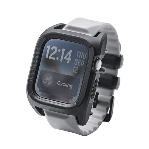 Other - エレコム(ELECOM) AW-25ABDZEROGY グレー アップルウォッチ バンド Ultra 3 / SE 第3世代 / Series 11 49 46 45 44 42mm シボ加工 ベルト