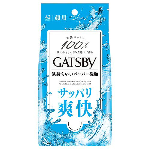 ↑↑↑正確な在庫状況は上記バナー「在庫状況を確認する」をクリックして頂き、必ずご確認ください。&nbsp;&nbsp;■顔のテカリ、ニキビも防ぐ。■天然コットン100%の気持ちいいペーパー洗顔。384738使用方法：●表面のシールをOPENの所から開け、1枚ずつ取り出してお使いください。●中味の乾燥を防ぐため、ご使用後はシールを元のようにしっかり閉めてください表示成分/全成分：水、エタノール、PPG-6デシルテトラデセス-20、ポリグリセリル-4ラウリルエーテル、ジオレス-8リン酸Na、タルク、メントール、クエン酸Na、クエン酸、香料使用上の注意　●お肌に異常が生じていないかよく注意して使用してください。●傷や湿疹等異常のあるときは使わないでください。●刺激、色抜け(白斑等)、黒ずみ等の異常が出たら使用を中止し皮フ科医へご相談ください。●目に入らないように注意し、入ったときはすぐに洗い流してください。●メントールの冷感刺激に弱い方、アルコールに敏感な方、肌の弱い方は使用をお控えください。●揮発成分が目にしみることがあります。●子供の手の届かないところに置いてください。●このペーパーは水に溶けませんので、水洗トイレには流さないでください。●高温になるところには置かないでください。●カバンの中などで強く押されると、液がしみ出る場合があります。●開封後はなるべく早めにお使いください【KK9N0D18P】顔のテカリ・ニキビも防ぐ 天然コットン100%の気持ちいいペーパー洗顔。