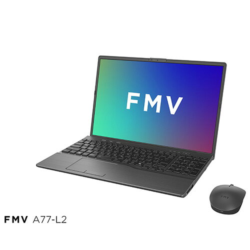 富士通(FUJITSU) FMV Note A FMVA77L2BY 16型 Core i7 Win11Home メモリ16GB SSD512GB Officeオプション付 ノートパソコン ブライトブラック