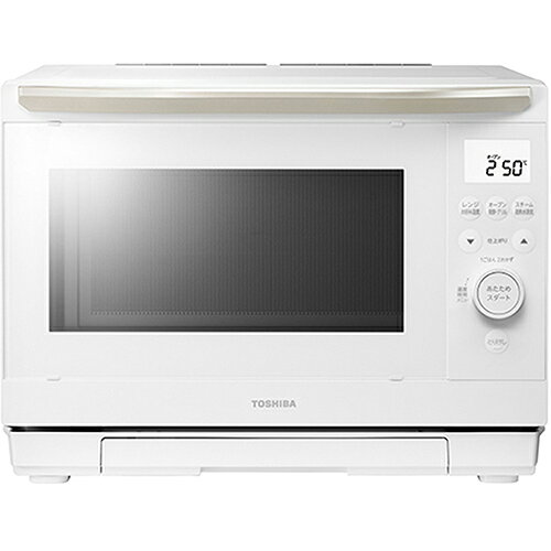 商品の在庫状況は下表の「商品のみ」のページへ移動してご確認ください。長期保証は法人様（個人様以外）の加入、業務での使用は保証外となります。必ず長期保証のサービス内容、規定を予めご確認ください。長期保証をご希望されない場合は下記の表より「商品のみ」のページへ移動してご注文ください。 ■ハイアングル赤外線センサーであたため上手 庫内上面に赤外線センサーを配置。食材の表面をしっかり検知できるので上手においしくあたためられます。■ワイド&フラット26Lと縦パネルで使いやすい 間口39.7cmのひろびろワイド庫内でお弁当や大皿料理などもスムーズに出し入れできます。操作パネルを本体扉の横に設置。パネルが隠れないようにハンドルをカーブさせたことで、かがまずに操作できます。時間設定やメニュー選択が簡単なダイヤル操作文字が発光する「バックライト液晶」。■丸いフラットな天井、「庫内よごれプロテクト」でお手入れかんたん よごれがつきにくく、サッとふき取れる「庫内よごれプロテクト(撥水・撥油コーティング)」。※扉部、底面を除くフラットな丸い天井・四隅も丸い庫内で、ヒーターの露出もなく、サッとふけます。結露した水滴や食品カスなどが落ちても、外せて丸洗いできる「ワイド水受け」。■高火力でおいしく焼き上げる「250℃オーブン」 石窯ドームの高火力で一気に加熱。食材のうまみや水分を逃さずギュッと閉じ込めます。■石窯おまかせ焼き お好みの味を付けてならべるだけ。手軽においしく本格調理。■高温の水蒸気で、油や塩分をカットしてヘルシーに「過熱水蒸気調理」 100℃を超える水蒸気で焼くことで、気になる油や塩分をカット。また、野菜は乾燥をおさえて焼き上げます。■ヘルシーな仕上がりと、使い勝手がうれしい「ヘルシーフラット角皿」 溝の付いた角皿が、余分な脂を流してヘルシーに調理。食品を置く位置をフラットな形状にすることで、容器が傾かず便利です。■レンジ調理後の庫内の結露を軽減「庫内乾燥コース」ERD90CW外形寸法(幅×奥行×高さ)：480×390×350(mm)※ハンドル含まず本体質量：17kg庫内形状：フラット庫内有効寸法(幅×奥行×高さ)：約384×約323×約215(mm)センサー種類：ハイアングル赤外線センサー/温度センサー過熱水蒸気：有(100℃〜250℃)グリル：有(大火力石窯ドームグリル)庫内コーティング：庫内よごれプロテクト　※扉部、底面を除く電源周波数：ヘルツフリーレンジ出力(最大)：1000Wレンジ出力(手動)：1000W(最大3分)/600・500W連続/200W相当/100W相当　年間消費電力量：70.4kWh/年年間消費電力量(待機時)：0kWh/年省エネ機能：オートパワーオフ解凍機能：全解凍＋半解凍/3つの解凍(お急ぎ解凍、スチーム全解凍、さしみ・半解凍)液晶表示バックライト：有設置条件：背面ピッタリ設置、左3cm以上、右3cm以上、上方10cm以上開けて下さい　※熱に弱い壁・家電製品・家具・コンセントがある場合は記載寸法以上にすき間をあけて置いてください。また、コンセントが排気口の近くにあったり、よごれが気になるときも、排気が直接当たらないように記載寸法以上にすき間をあけて置いてください。後方がガラスの場合、温度差で割れる恐れがあるので、20cm以上あけてください。付属品：ヘルシーフラット角皿(鉄板ホーロー・溝付き)1枚/取扱説明書兼料理集【KK9N0D18P】ワイド&フラットでお手入れしやすい過熱水蒸気モデル