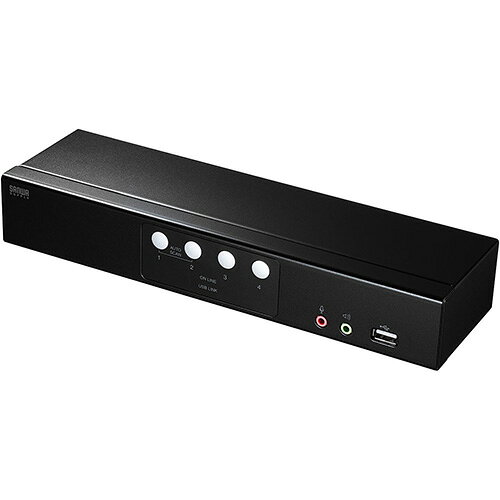 サンワサプライ SW-KVM4HHC HDMI対応パソコン自動切替器 4:1