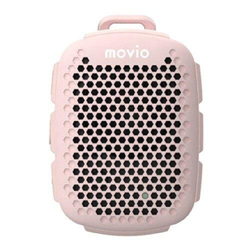 ナガオカ MCSP02PK ピンク マグネットクリップポータブルスピーカー Bluetooth IP6...