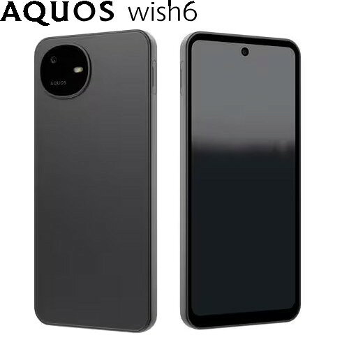 シャープ(SHARP) AQUOS WISH6 スミ 6.6型 4GB/128GB SIMフリースマートフォン SH-M36-B
