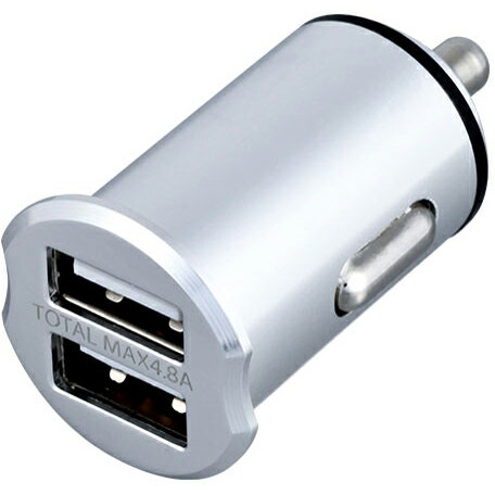 セイワ F326 シルバー DCアルミパワープラグUA×2 F326