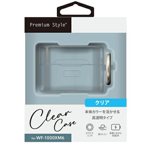 PGA PG-XM6TP01CL WF-1000XM6用 クリアケース クリア
