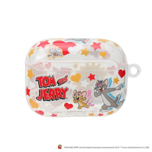 PGA PG-WAPP3TP01TAJ AirPods Pro 3用 ソフトケース トムとジェリー