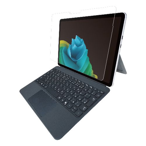 HITACHI - エレコム(ELECOM) TB-MSP25FLGG Surface Pro 12インチ フィルム 2025年モデル対応 強化ガラス 10H 保護フィルム 高透明 指紋防止 気泡防止