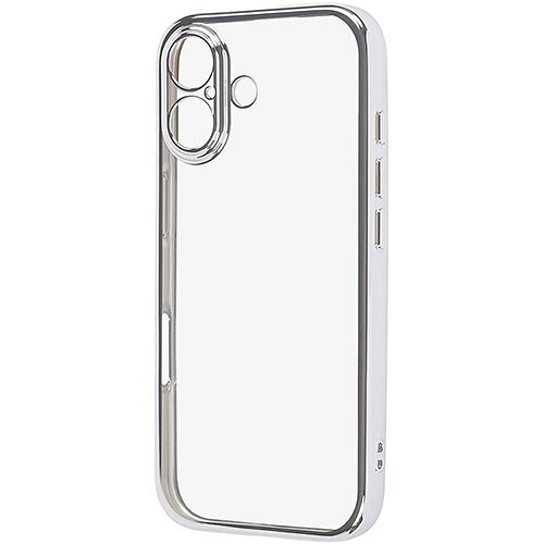 ray-out(レイ・アウト) iPhone17用 ソフトケース 精密設計 フレームメッキ / シルバー RT-P52PFC2/SVM