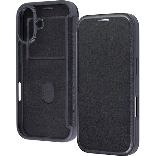 Other - ray-out(レイ・アウト) iPhone17用 クリアフリップケース マグネット / ブラック RT-P52LCC/B