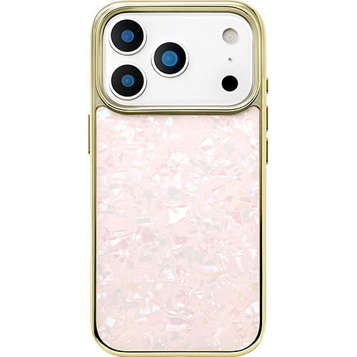 UNiCASE(ユニケース) Glass Shell Case pink for iPhone17 Proケース UNI-CSIP25MP-0GSPK