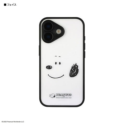 乐天商城 - グルマンディーズ(gourmandis) SNGG-170B フェイス ピーナッツ スヌーピー IIIIfit プランプフレーム iPhone17 対応 ケース